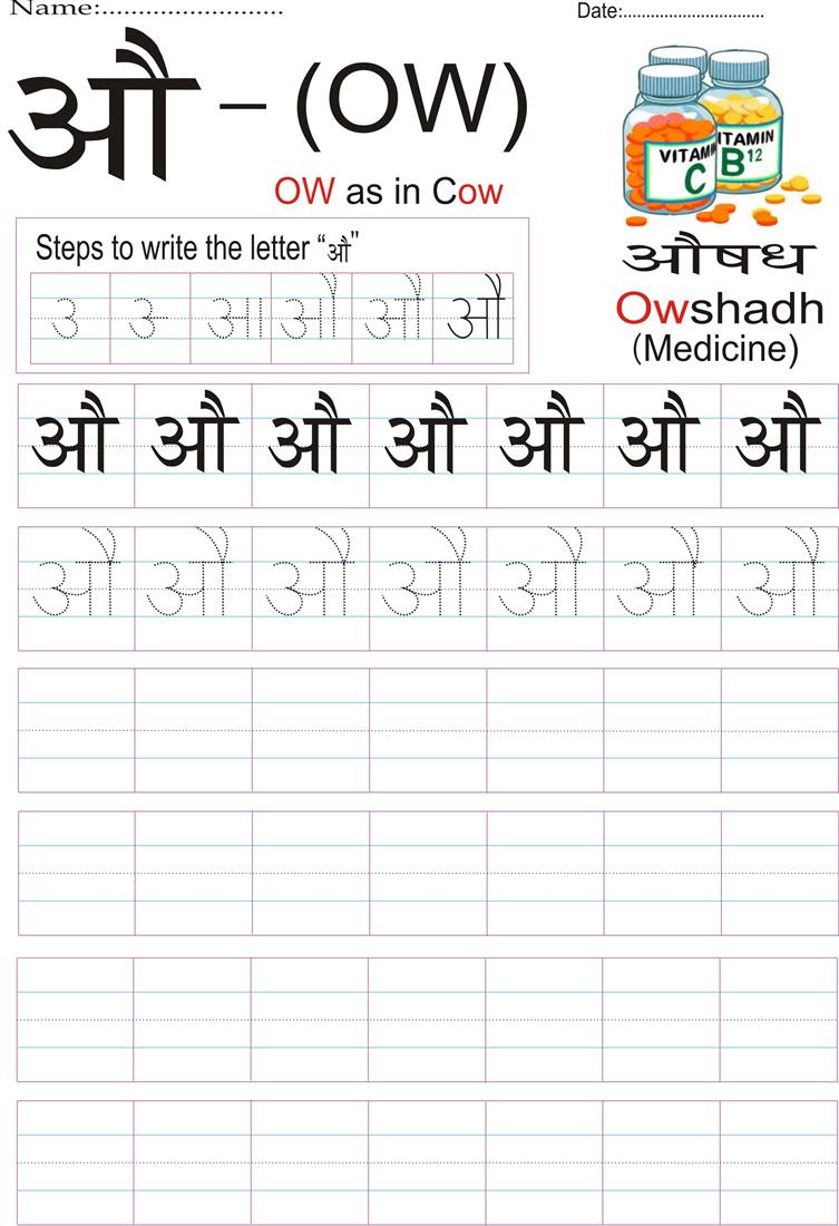 english alphabets and hindi words bharti s blog