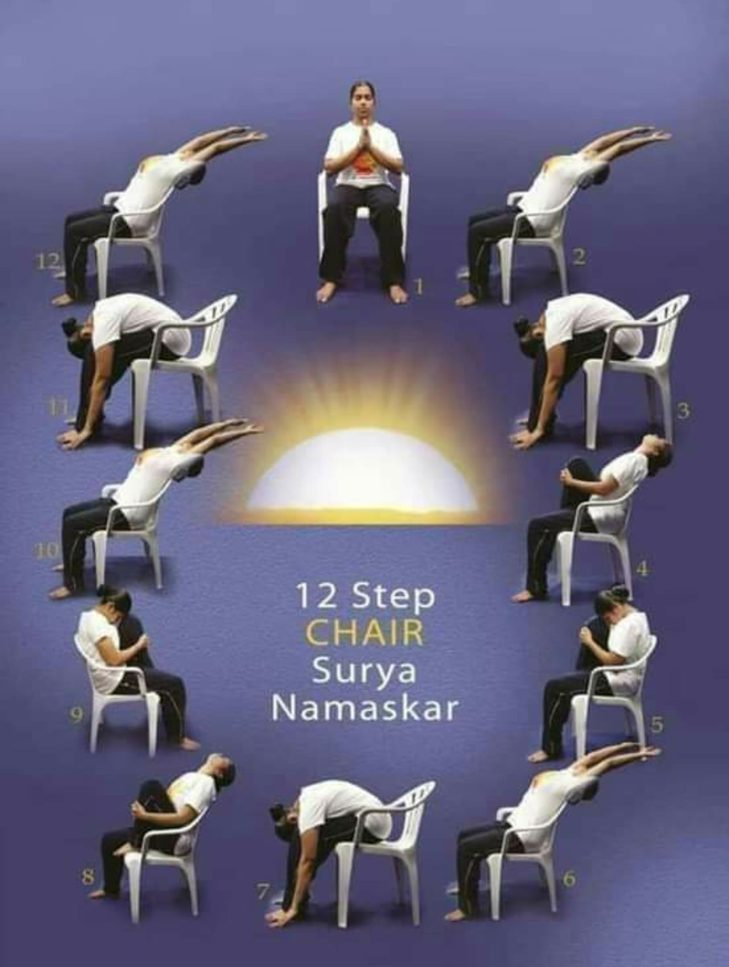 Chair Surya Namaskar Step By Step Guide | HerZindagi